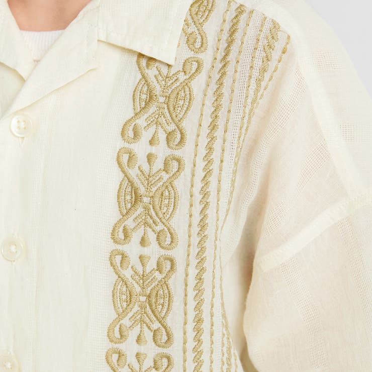 【綿100%】キューバ半袖シャツ/インド綿 | ブランシェス | 詳細画像6 