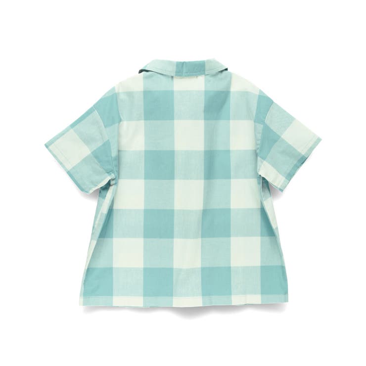 【おそろい】ブロック チェック半袖シャツ/綿100%/ペア/リンク コーデ | ブランシェス | 詳細画像23 