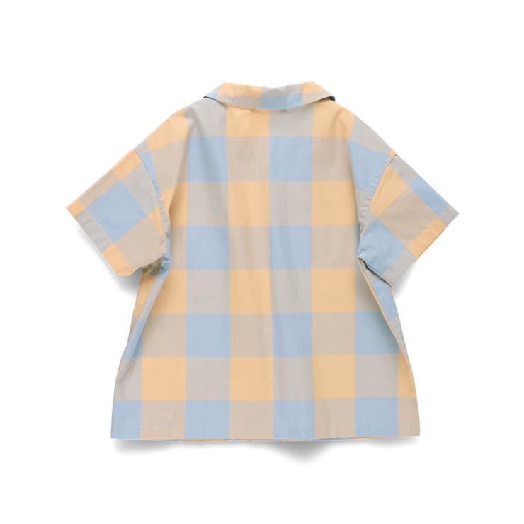 【おそろい】ブロック チェック半袖シャツ/綿100%/ペア/リンク コーデ | ブランシェス | 詳細画像8 