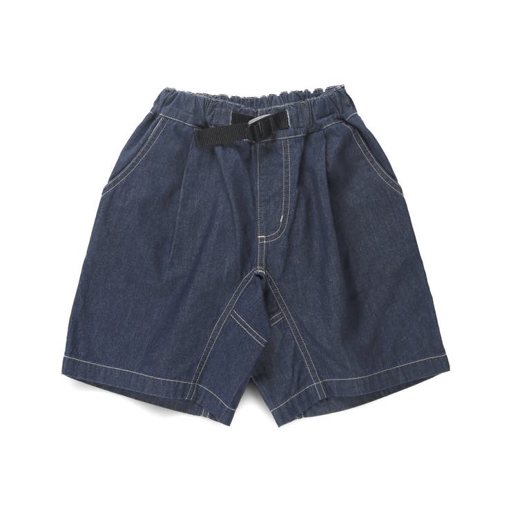 WEB限定】リラックスガーデナーデニムハーフパンツ[品番：BRSK0008866