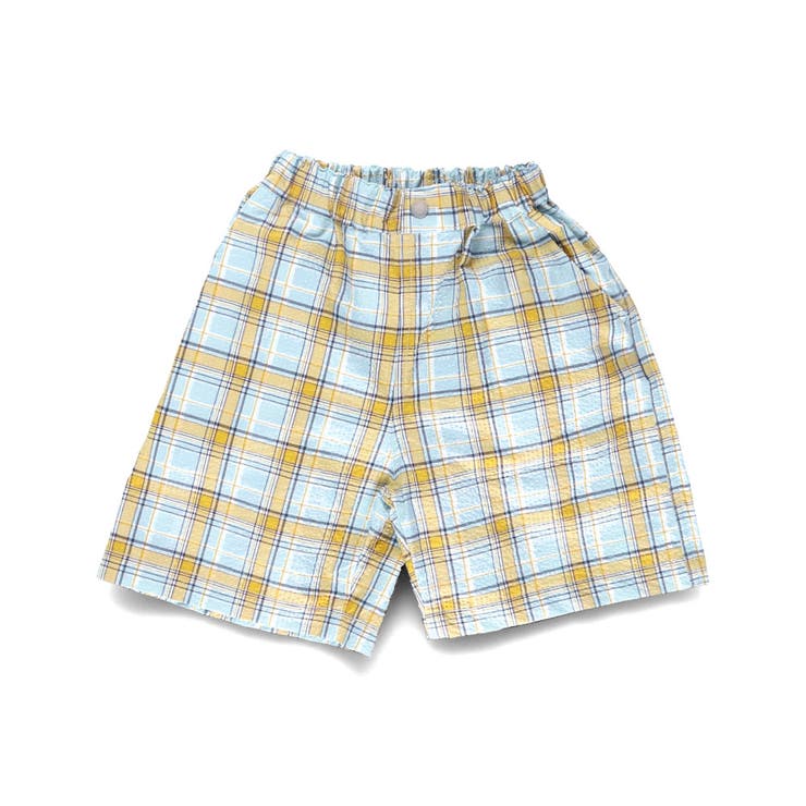 【おそろい】ぽこぽこ／サッカーチェック柄ハーフパンツ | ブランシェス | 詳細画像10 