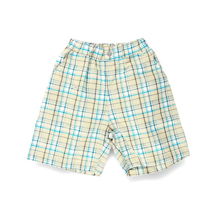 【おそろい】ぽこぽこ／サッカーチェック柄ハーフパンツ | ブランシェス | 詳細画像2 