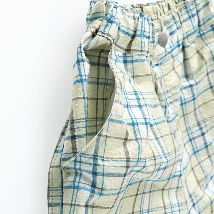 【おそろい】ぽこぽこ／サッカーチェック柄ハーフパンツ | ブランシェス | 詳細画像6 