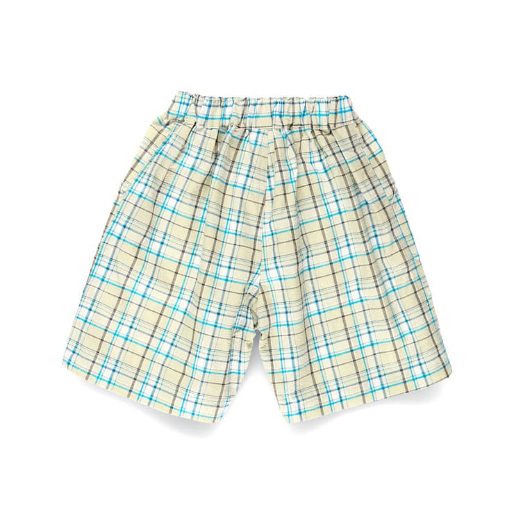 【おそろい】ぽこぽこ／サッカーチェック柄ハーフパンツ | ブランシェス | 詳細画像9 