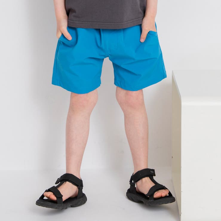 エメラルドグリーン | 【水陸両用 はっ水 破れにくい】レジャーライトパンツ | ブランシェス