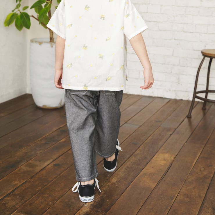 【爽やかシャンブレー】クロップドパンツ | ブランシェス | 詳細画像25 