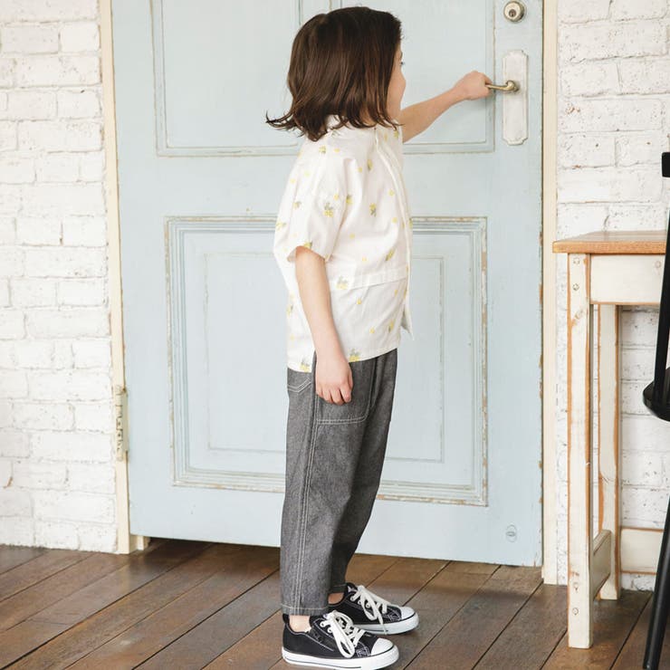 【爽やかシャンブレー】クロップドパンツ | ブランシェス | 詳細画像26 