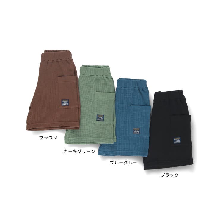 【プチプラ】やわらかワッフル ハーフパンツ/ショートパンツ | ブランシェス | 詳細画像17 