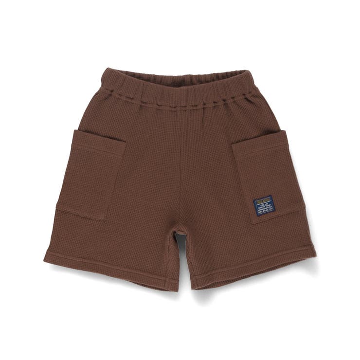 ブラウン | 【プチプラ】やわらかワッフル ハーフパンツ/ショートパンツ | ブランシェス