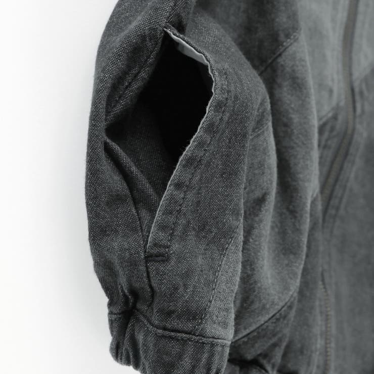 スタンドカラー配色デニムジャケット | ブランシェス | 詳細画像14 