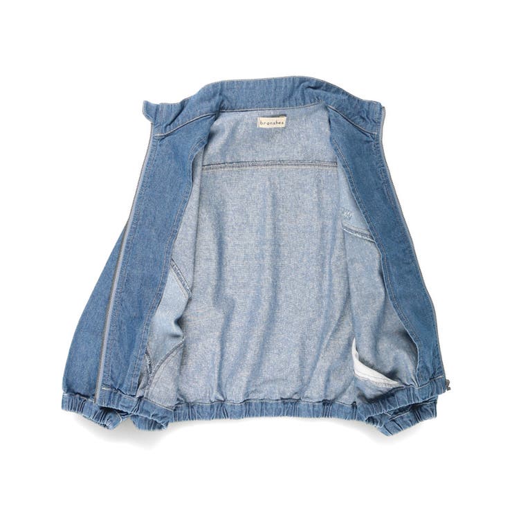 スタンドカラー配色デニムジャケット | ブランシェス | 詳細画像7 