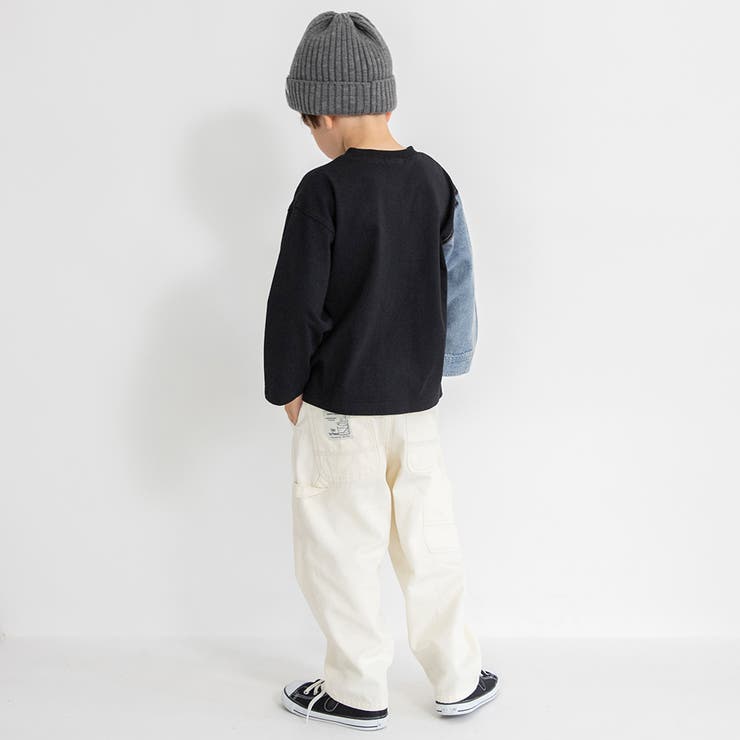 デニム切り替え長袖Tシャツ | ブランシェス | 詳細画像18 