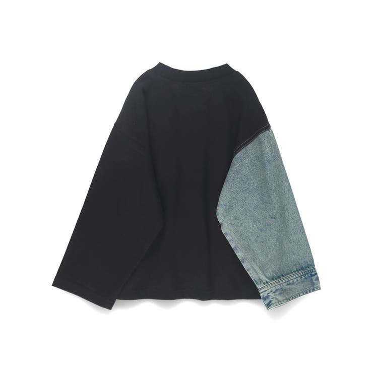 デニム切り替え長袖Tシャツ | ブランシェス | 詳細画像20 