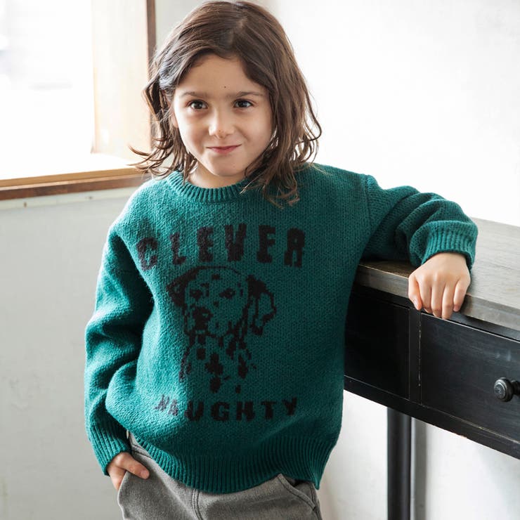 グリーン | アニマル アソート ニット | ブランシェス