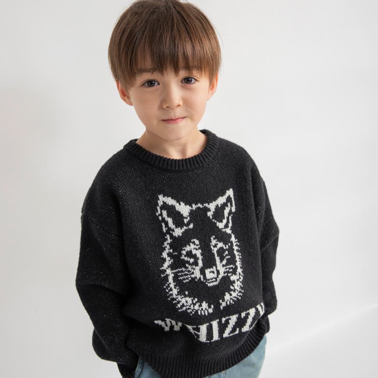 ブラック | アニマル アソート ニット | ブランシェス