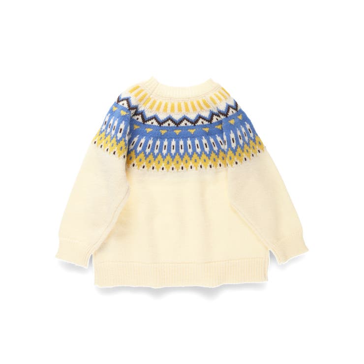 幾何学柄ニット キッズ 男の子 | ブランシェス | 詳細画像15 