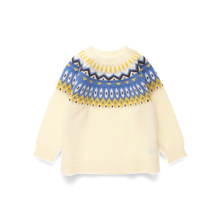 幾何学柄ニット キッズ 男の子 | ブランシェス | 詳細画像2 