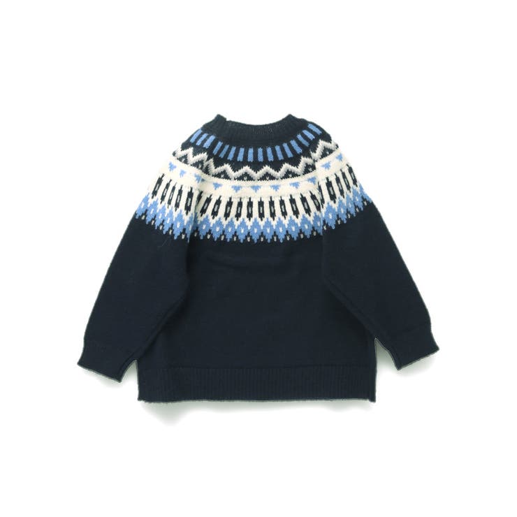 幾何学柄ニット キッズ 男の子 | ブランシェス | 詳細画像23 