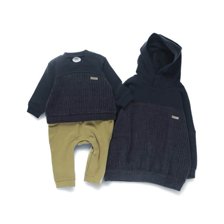 【おそろい】異素材切り替えパーカー | ブランシェス | 詳細画像14 