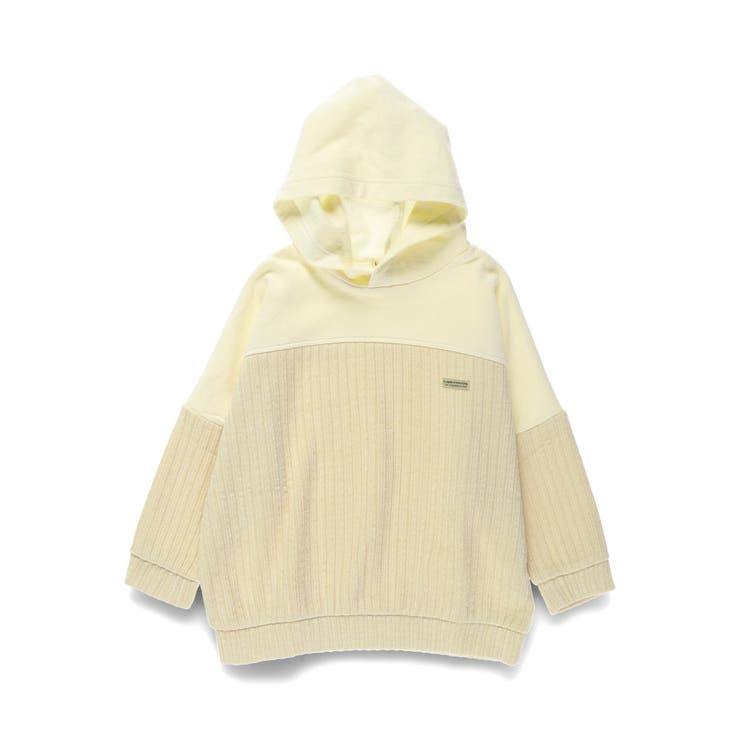 【おそろい】異素材切り替えパーカー | ブランシェス | 詳細画像2 