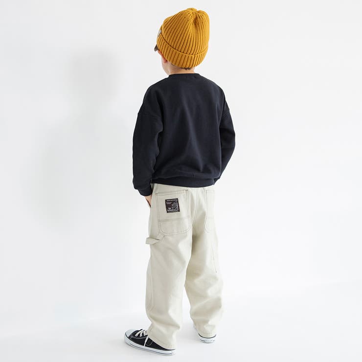 【デニム/異素材ポケット付】裏毛トレーナー | ブランシェス | 詳細画像24 