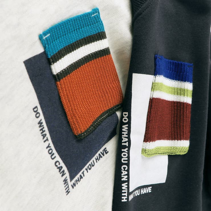 マルチ ボーダー ポケット付トレーナー | ブランシェス | 詳細画像10 