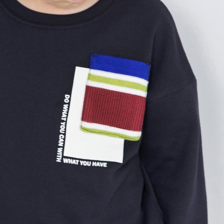 マルチ ボーダー ポケット付トレーナー | ブランシェス | 詳細画像22 