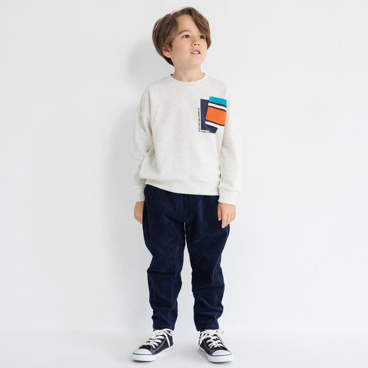 マルチ ボーダー ポケット付トレーナー | ブランシェス | 詳細画像4 