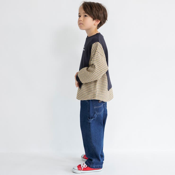 【HOBOシャツ】トレーナー/150cm/キッズ/男の子/女の子/異素材切替 | ブランシェス | 詳細画像17 