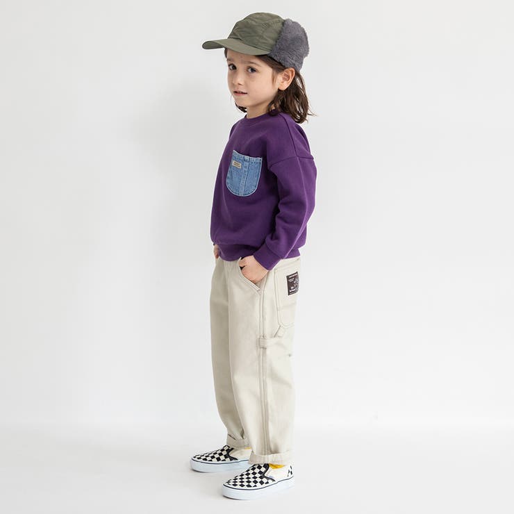 【あったか デニム ポケット付】裏起毛トレーナー | ブランシェス | 詳細画像19 