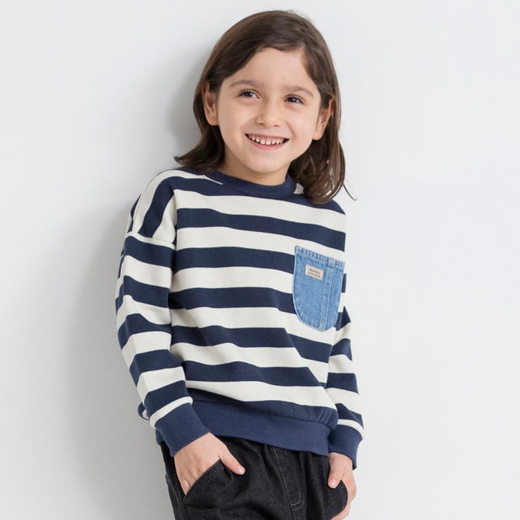 裏起毛トレーナー 160cm 男の子[品番：BRSK0009415]｜ブランシェスの