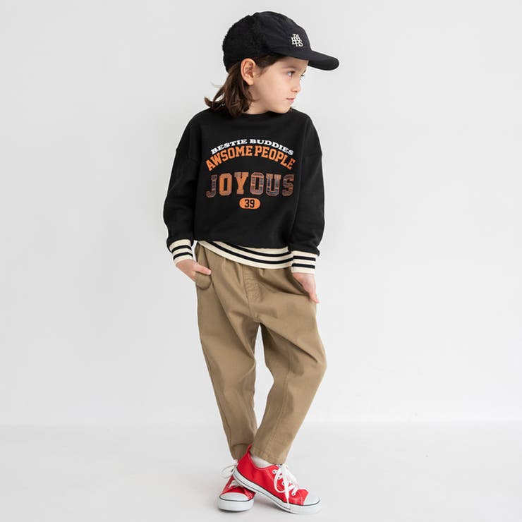 ロゴアップリケ裏毛トレーナー | ブランシェス | 詳細画像13 