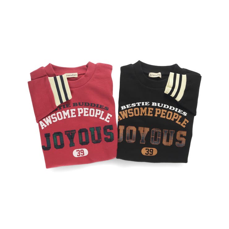 ロゴアップリケ裏毛トレーナー | ブランシェス | 詳細画像9 