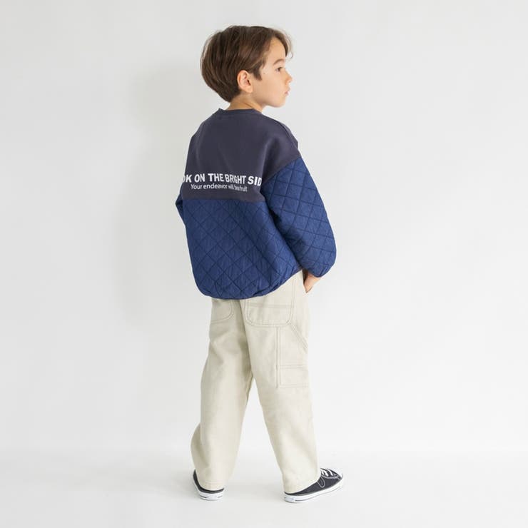 ダイヤキルト トレーナー/キルティング/切替/男の子/女の子/150cm/裏毛 | ブランシェス | 詳細画像13 