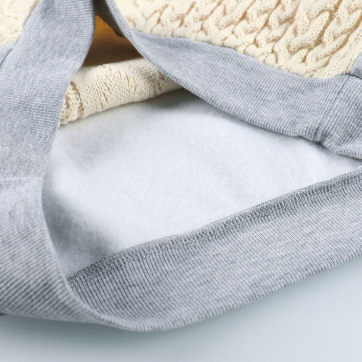 ケーブルニット切替 裏起毛トレーナー キッズ | ブランシェス | 詳細画像22 