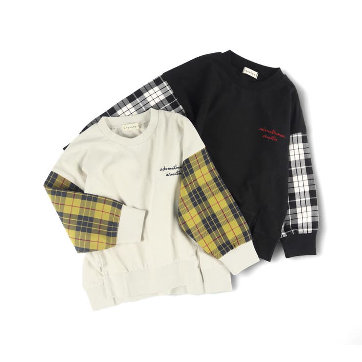 チェック柄 長袖Tシャツ ロンT | ブランシェス | 詳細画像2 