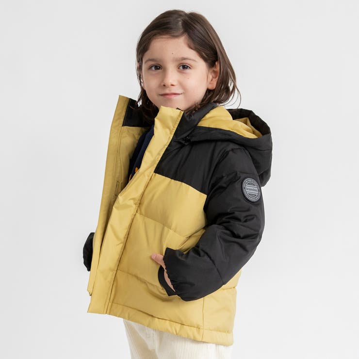 ベージュ | 【はっ水 フード取り外し可】ダウン ジャケット | ブランシェス