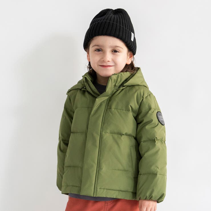 カーキグリーン | 【はっ水 フード取り外し可】ダウン ジャケット | ブランシェス