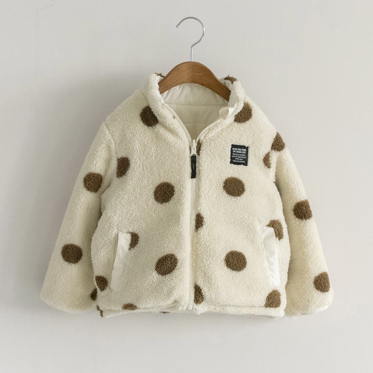 中綿ボア リバーシブル ブルゾン | ブランシェス | 詳細画像13 