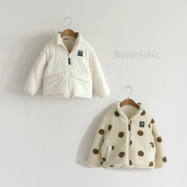 中綿ボア リバーシブル ブルゾン | ブランシェス | 詳細画像2 