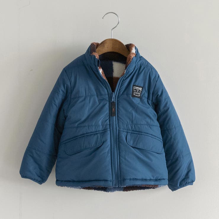 中綿ボア リバーシブル ブルゾン | ブランシェス | 詳細画像21 