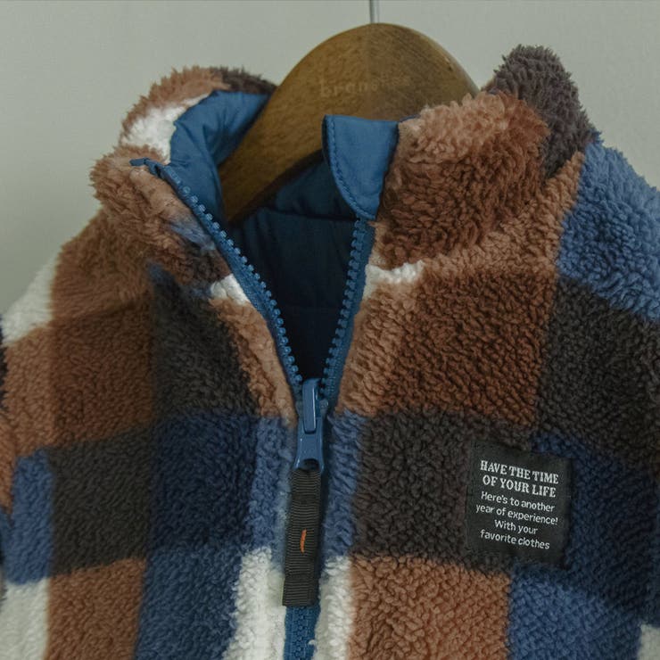 中綿ボア リバーシブル ブルゾン | ブランシェス | 詳細画像24 