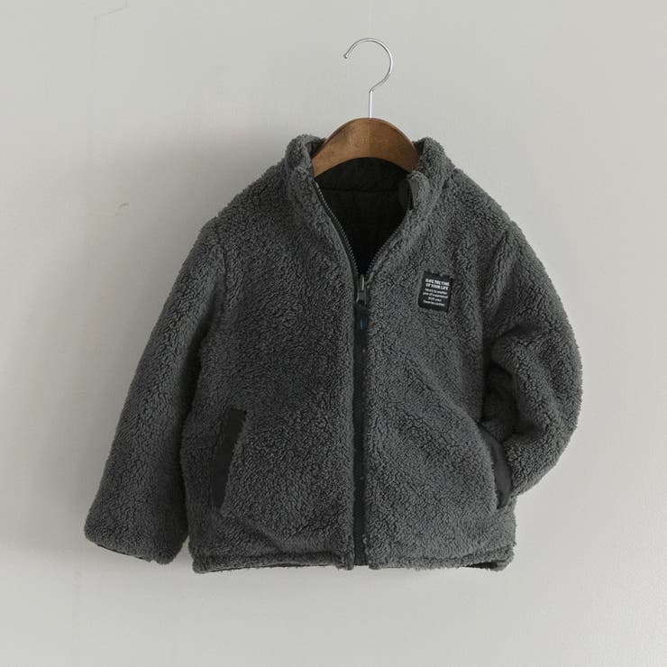 中綿ボア リバーシブル ブルゾン | ブランシェス | 詳細画像28 