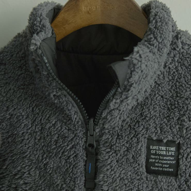 中綿ボア リバーシブル ブルゾン | ブランシェス | 詳細画像29 