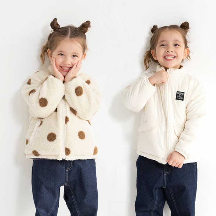 中綿ボア リバーシブル ブルゾン | ブランシェス | 詳細画像3 