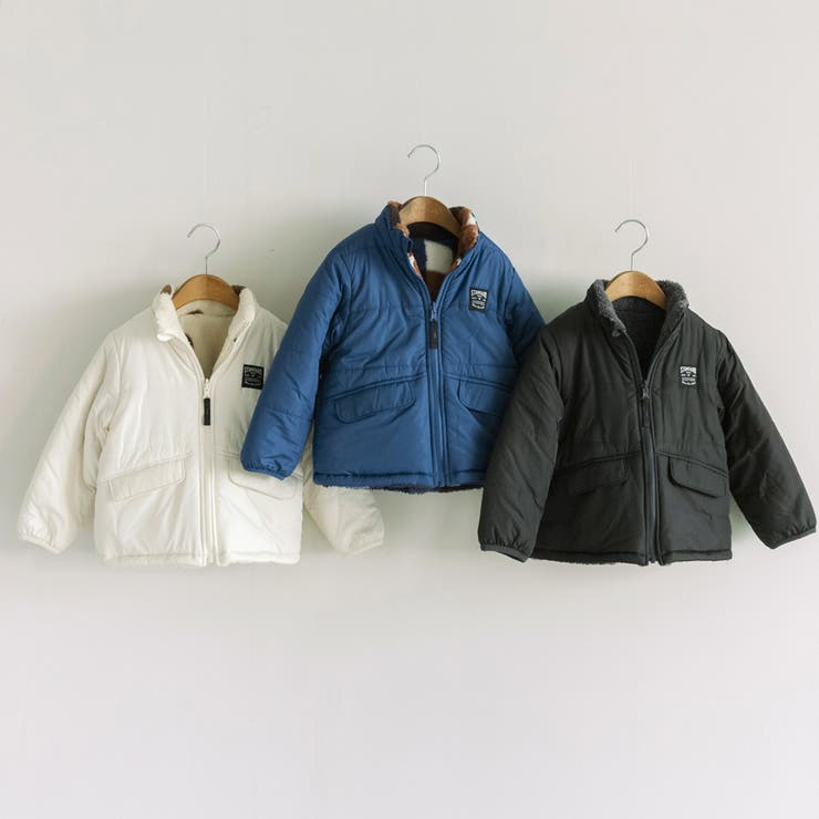 中綿ボア リバーシブル ブルゾン | ブランシェス | 詳細画像32 