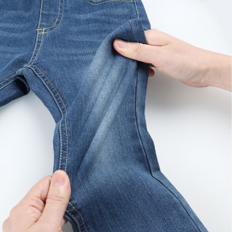 【フィットストレート プレミアムストレッチ】デニム ロングパンツ | ブランシェス | 詳細画像11 