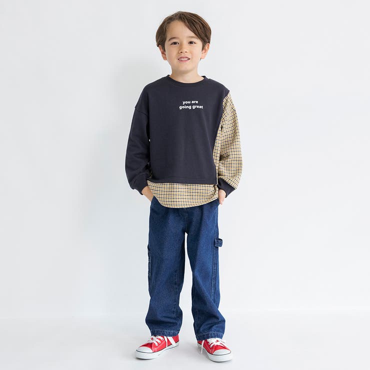 裏起毛ペインター パンツ 150cm | ブランシェス | 詳細画像19 