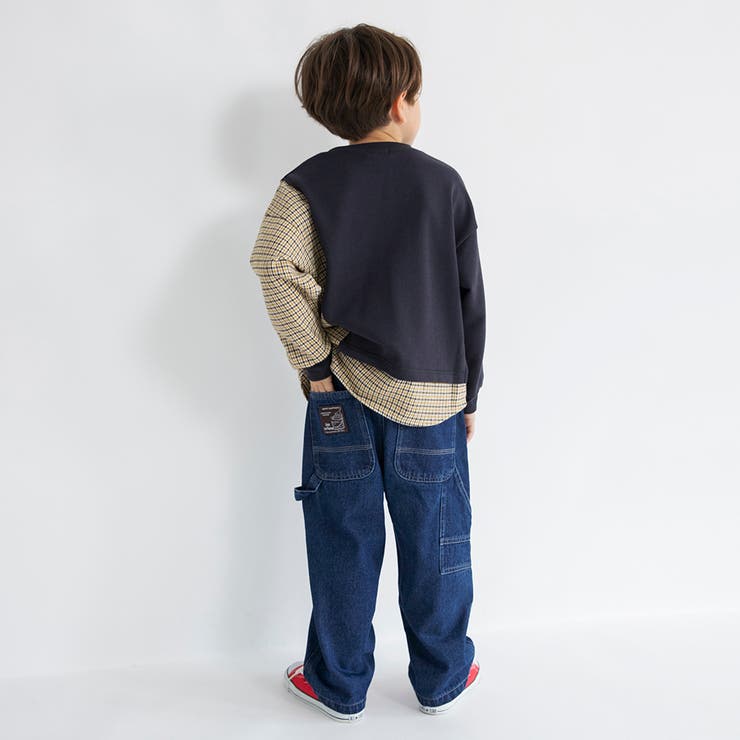 裏起毛ペインター パンツ 150cm | ブランシェス | 詳細画像23 