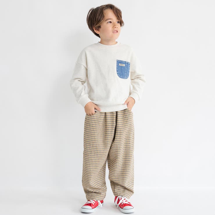 ガンクラブ チェック柄ロングパンツ/150cm/男の子/女の子/キッズ | ブランシェス | 詳細画像12 